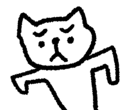 Easy-to-use cat sticker #9461100