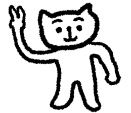 Easy-to-use cat sticker #9461102