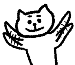 Easy-to-use cat sticker #9461104