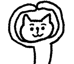 Easy-to-use cat sticker #9461107