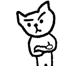 Easy-to-use cat sticker #9461108