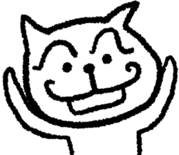 Easy-to-use cat sticker #9461110