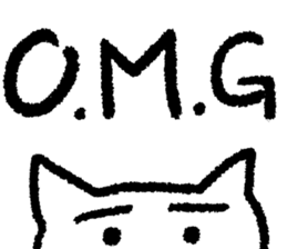 Easy-to-use cat sticker #9461113