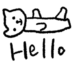 Easy-to-use cat sticker #9461115