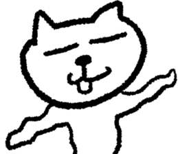 Easy-to-use cat sticker #9461125