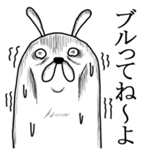 captain rabbit 12 sticker #9461223