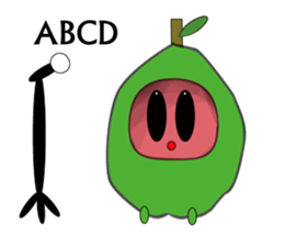 Guava fruit sticker #9461292