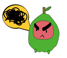 Guava fruit sticker #9461303