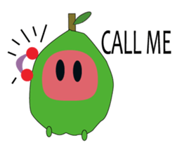 Guava fruit sticker #9461325