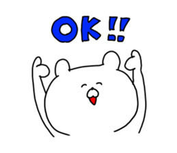 The smile of bear 5 sticker #9461848