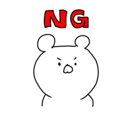 The smile of bear 5 sticker #9461849