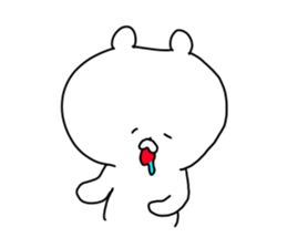 The smile of bear 5 sticker #9461861