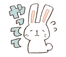 a rabbit play social game sticker #9462730