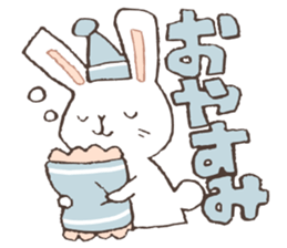 a rabbit play social game sticker #9462737