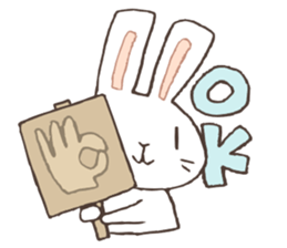 a rabbit play social game sticker #9462739