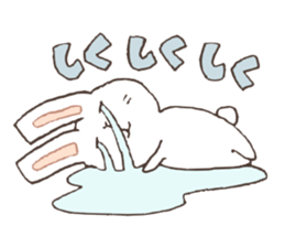 a rabbit play social game sticker #9462748