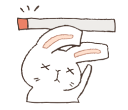 a rabbit play social game sticker #9462752