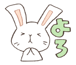 a rabbit play social game sticker #9462755
