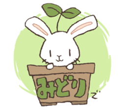 a rabbit play social game sticker #9462758