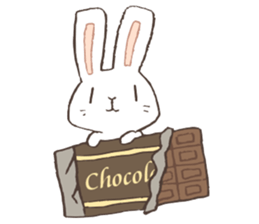 a rabbit play social game sticker #9462764