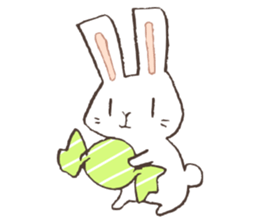 a rabbit play social game sticker #9462765