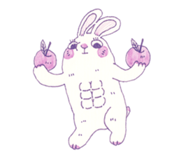 Bunny and Raccoon sticker #9463413