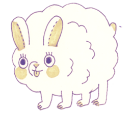 Bunny and Raccoon sticker #9463414