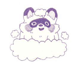 Bunny and Raccoon sticker #9463417