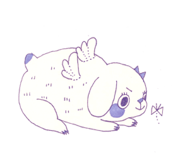 Bunny and Raccoon sticker #9463420