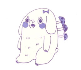 Bunny and Raccoon sticker #9463425