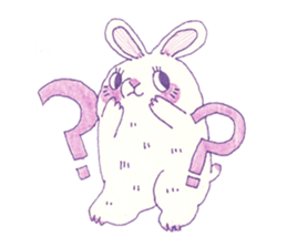 Bunny and Raccoon sticker #9463426