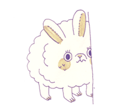 Bunny and Raccoon sticker #9463427