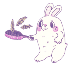 Bunny and Raccoon sticker #9463429