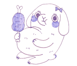 Bunny and Raccoon sticker #9463434