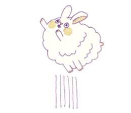 Bunny and Raccoon sticker #9463436