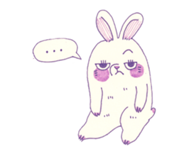 Bunny and Raccoon sticker #9463440