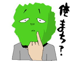 Awesome pumpkin sticker #9463468