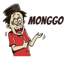 parjo javanese man. sticker #9463617