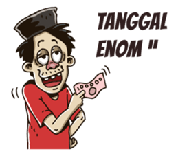 parjo javanese man. sticker #9463634