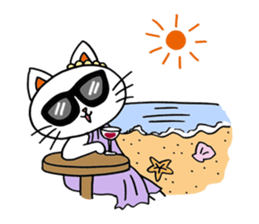 "Cat for end of the year & New Year's" sticker #9463664