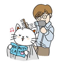 "Cat for end of the year & New Year's" sticker #9463665