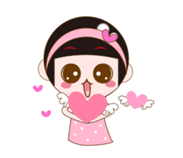 Cute girl Yuan Yuan sticker #9464494