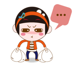 Cute girl Yuan Yuan sticker #9464501