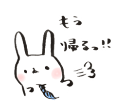 Funwari yuruyuru rabbit sticker #9464749