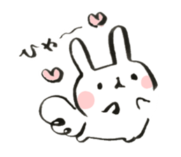 Funwari yuruyuru rabbit sticker #9464752