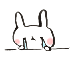 Funwari yuruyuru rabbit sticker #9464755