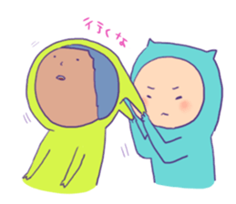 Colorful Kigurumi-san sticker #9465169