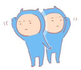 Colorful Kigurumi-san sticker #9465170