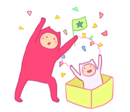 Colorful Kigurumi-san sticker #9465173