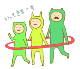 Colorful Kigurumi-san sticker #9465176